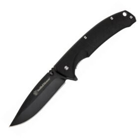 Smith & Wesson nůž zavírací VELOCITE hladké ostří ČERNÝ