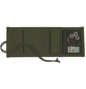 ROTHCO set šití - nůžky, nit, špendlíky, v pouzdře ZELENÝ