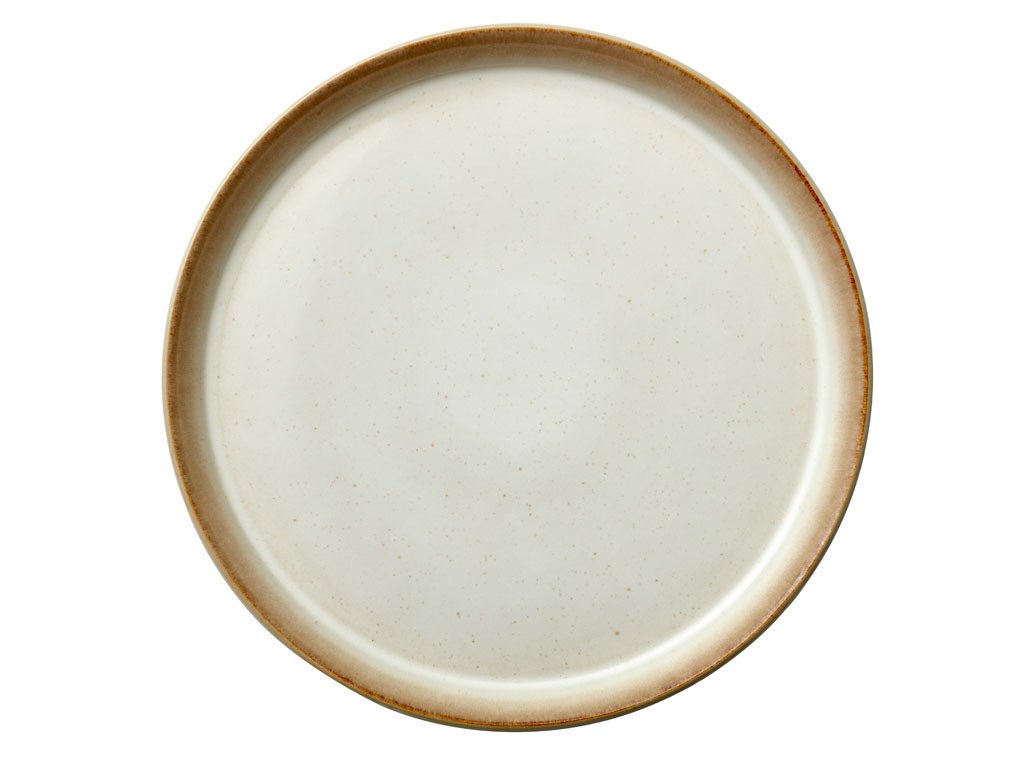 Bitz Kameninový mělký talíř 27 cm Cream/Cream