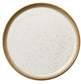 Bitz Kameninový dezertní talíř 21 cm Cream/Cream
