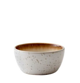 Bitz Kameninová servírovací miska 10 cm Cream/Cream