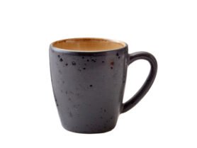 Bitz Kameninový hrnek s ouškem 19 cl Black/Amber