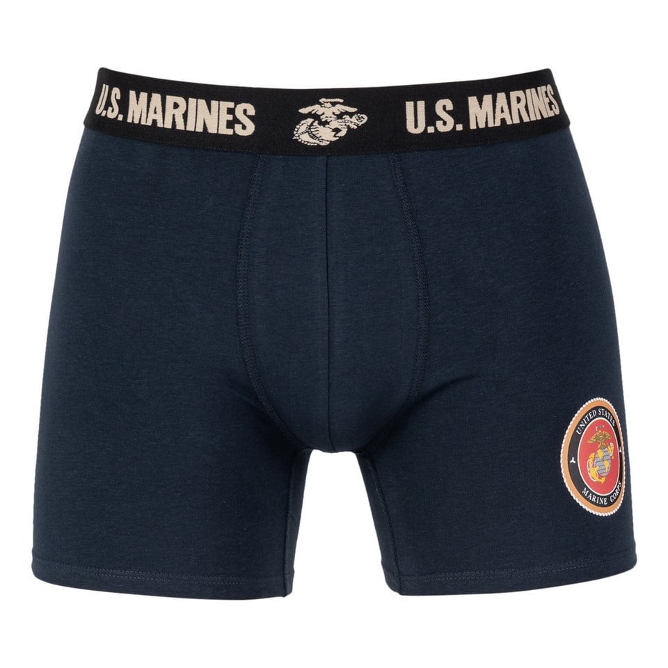 Trenýrky Boxer US MARINES MODRÉ vel. XXL