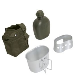 ROTHCO sada láhev, pítko, vařič, obal ZELENÁ