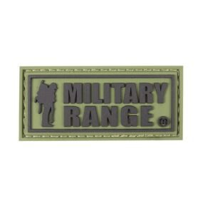 Nášivka MILITARY RANGE malá ČERNÝ nápis