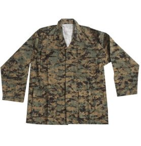 Blůza US typ BDU POLY DIGITAL WOODLAND vel. S