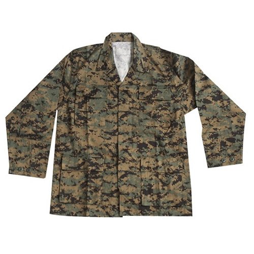 Blůza US typ BDU POLY DIGITAL WOODLAND vel. S