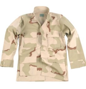 Blůza US typ BDU bavlna rip-stop 3-COL DESERT vel. XXL