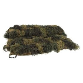 MIL-TEC síť s třásněmi GHILLIE SUIT 300x200cm WOODLAND