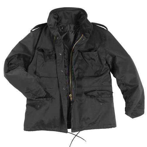 Bunda dětská US M65 s vložkou ČERNÁ vel. XL