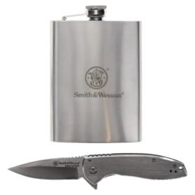 Smith & Wesson set zavírací nůž + placatka + trychtýřek