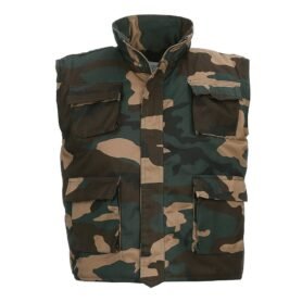 Vesta dětská RANGER zateplená WOODLAND vel. XXL