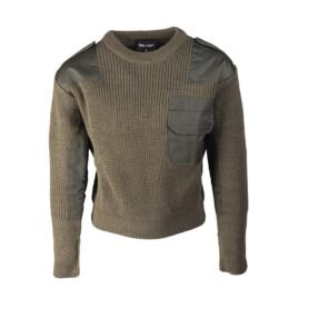 Svetr dětský COMMANDO s kapsou ZELENÝ vel. XL