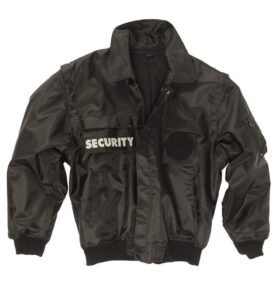 Bunda SECURITY s odepínacími rukávy ČERNÁ vel. XL