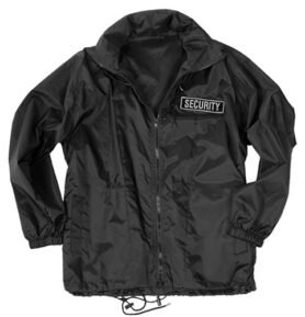 Bunda SECURITY windbreaker ČERNÁ vel. XXL