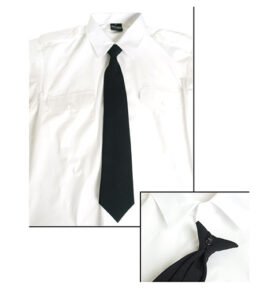 MIL-TEC kravata SECURITY na knoflík ČERNÁ