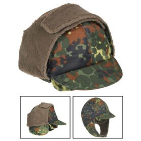 Čepice s kšiltem BW zimní FLECKTARN vel. 64