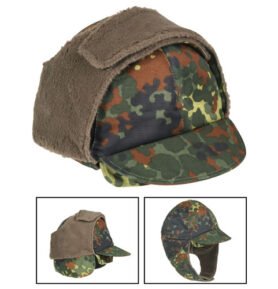 Čepice s kšiltem BW zimní FLECKTARN vel. 58