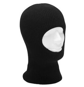 MIL-TEC kukla BALACLAVA pletená s jedním otvorem ČERNÁ