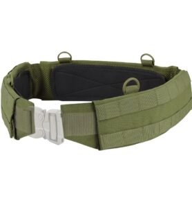 Opasek bojový MOLLE úzký ZELENÝ vel. S