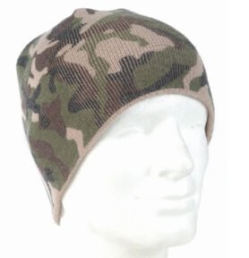 MIL-TEC čepice BEANIE pletená POLYACRYL WOODLAND