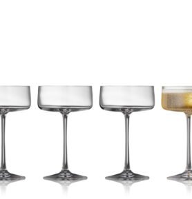 Lyngby Glas Sklenice na šampaňské Zero 26cl (4 ks)