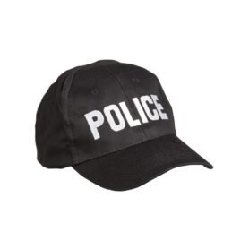 MIL-TEC čepice baseball s nápisem 'POLICE' ČERNÁ