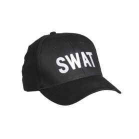 MIL-TEC čepice baseball s nápisem 'SWAT' ČERNÁ