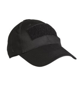 MIL-TEC čepice TACTICAL rip-stop baseball ČERNÁ