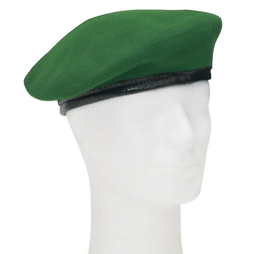 Baret BW ZELENÝ vel. 63