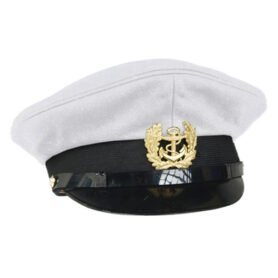 Čepice MARINE s odznakem BÍLÁ vel. 61
