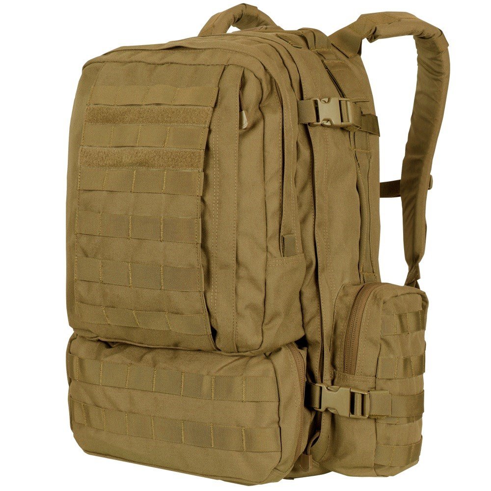CONDOR OUTDOOR batoh MOLLE 3-DAYS ASSAULT - COYOTE BROWN
