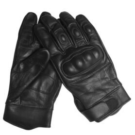 Rukavice TACTICAL kožené ČERNÉ vel. XL