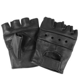 Rukavice BIKER bez prstů ČERNÉ vel. XS