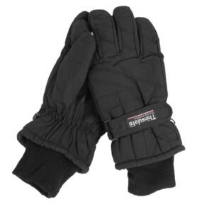 Rukavice prstové Thinsulate™ zateplené ČERNÉ vel. 3XL