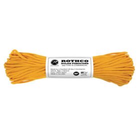 ROTHCO šňůra PARACORD nylon 550LB ø 4 mm / 30 m ZLATÁ