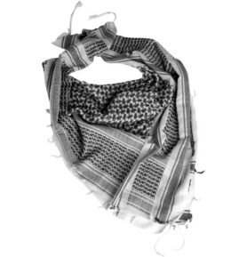 MIL-TEC šátek SHEMAGH BÍLO-ČERNÝ