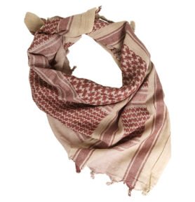 MIL-TEC šátek SHEMAGH COYOTE/HNĚDÝ