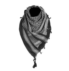 MIL-TEC šátek SHEMAGH ČERNO/BÍLÝ