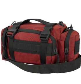 CONDOR OUTDOOR ledvinka MOLLE DEPLOYMENT - ČERVENÁ