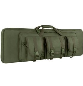 CONDOR OUTDOOR taška na pušku 105 cm se 3 kapsami a popruhem ZELENÁ