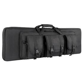 CONDOR OUTDOOR taška na pušku 105 cm se 3 kapsami a popruhem ČERNÁ