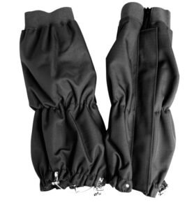 MIL-TEC spinky/návleky SEIL s manžetou rip-stop ČERNÉ