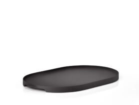 Zone Denmark Kovový tác Singles 23cm Oval Black