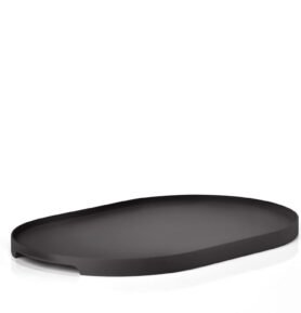 Zone Denmark Kovový tác Singles 23cm Oval Black