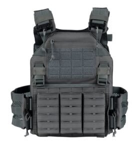 101INC vesta QR nosič plátů lasercut ŠEDÁ