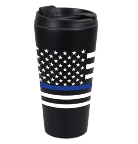 ROTHCO hrnek termo VLAJKA USA modrá linka ČERNÝ