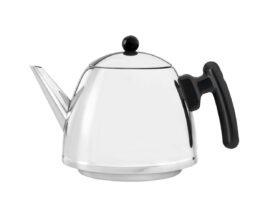 Bredemeijer Dvoustěnná konvička na čaj Duet Classic 1,2L, černá rukojeť