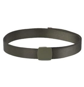 MIL-TEC opasek kalhotový elastický QUICK s plastovou sponou YKK ZELENÝ