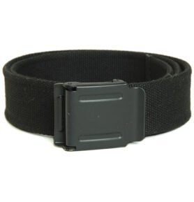 Opasek s kovovou přezkou ČERNÝ vel. 100